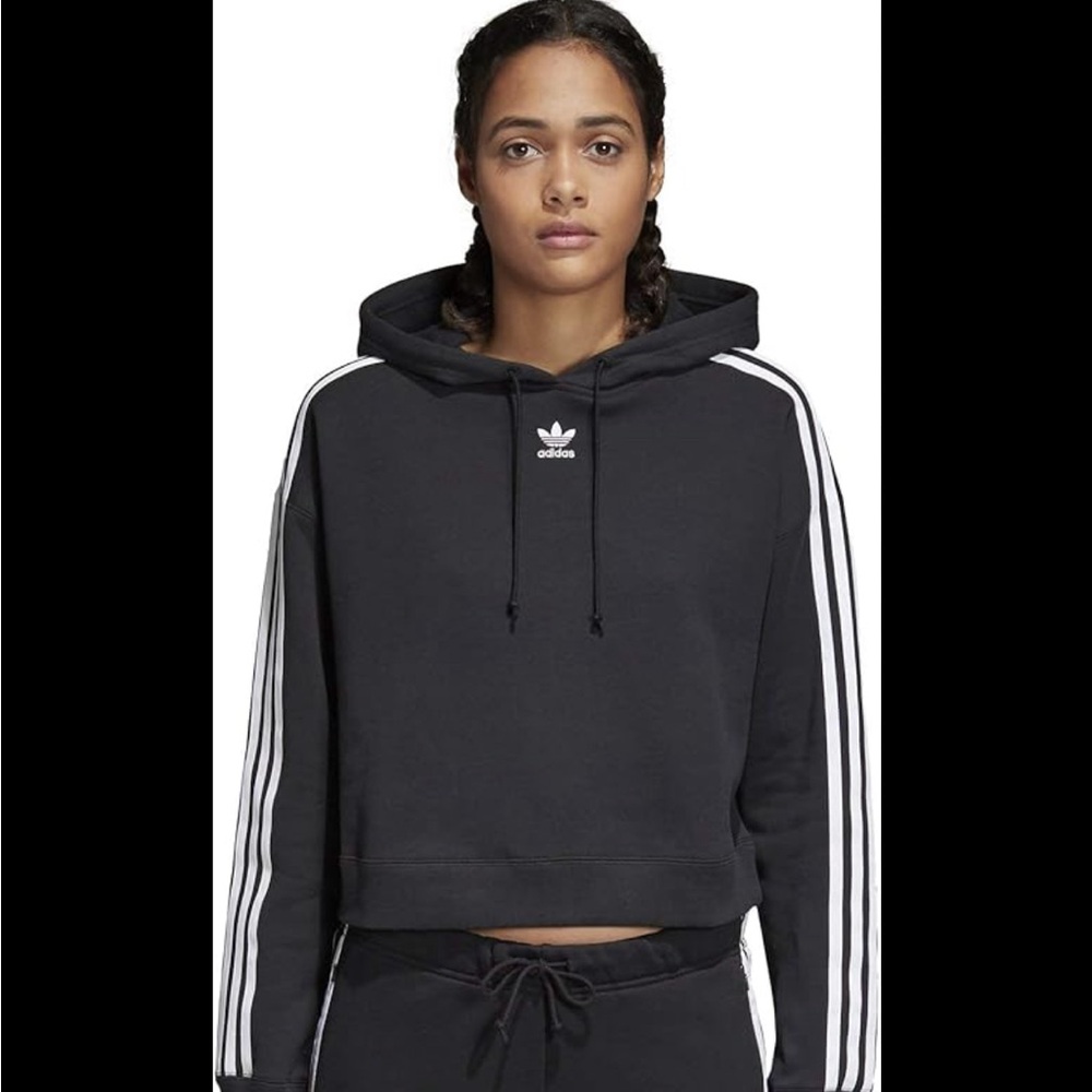 NWOT Adidas Original Cropped Hoodie